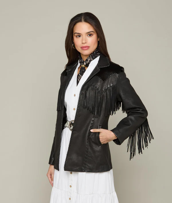 Hair-On Yoke Fringe Jacket | Lucchese Bootmaker