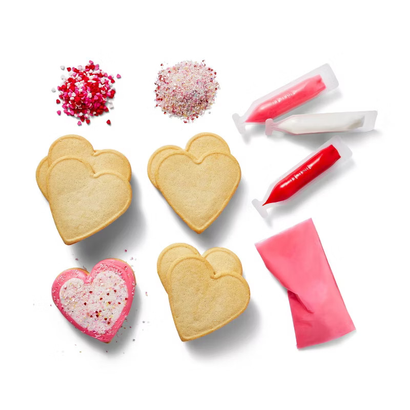 Valentine's Day Sparkle Cookie Kit - 13.41oz - Favorite Day™ | Target