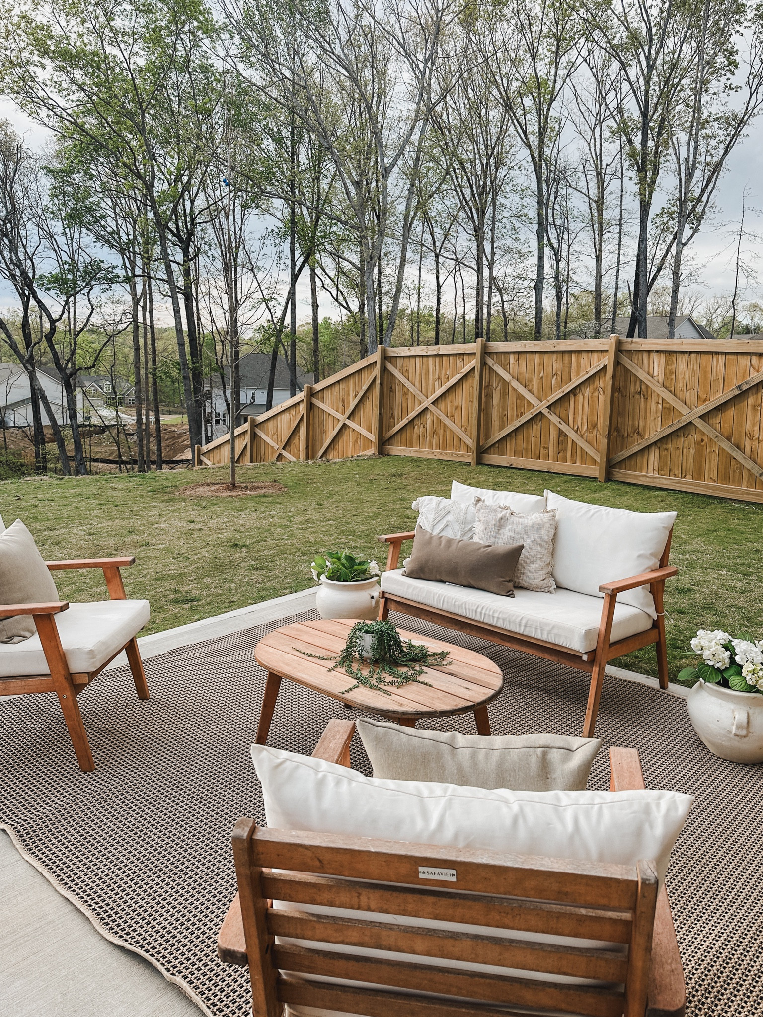 With summer right around the corner I’m focusing on making the most of this space with affordable patio finds!

Affordable style, budget friendly, back patio refresh, my outdoor style, patio furniture, Amazon finds, Target finds, shop the look. 

#LTKsalealert #LTKSeasonal #LTKhome