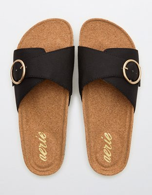 Aerie Single Buckle Slides | Aerie
