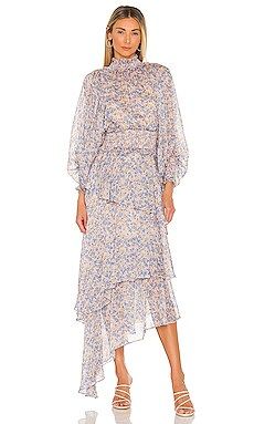 ELLIATT Astrid Dress in Periwinkle Multi from Revolve.com | Revolve Clothing (Global)