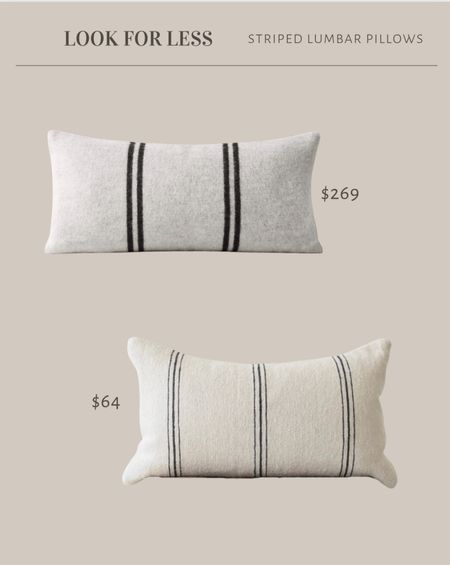 Look for less

Striped lumbar pillows

#LTKhome #LTKfindsunder100 #LTKstyletip