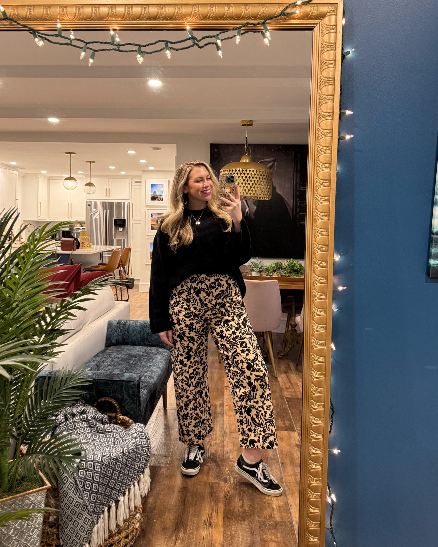 Sezane winter favorites blog post just went live! Love this Martin crop trousers, they true to size but since I’ve lost a little weight these are a little big on me. Linked the current prints along with the gap sweater I’m wearing. 

#LTKSeasonal #LTKStyleTip #LTKMidsize