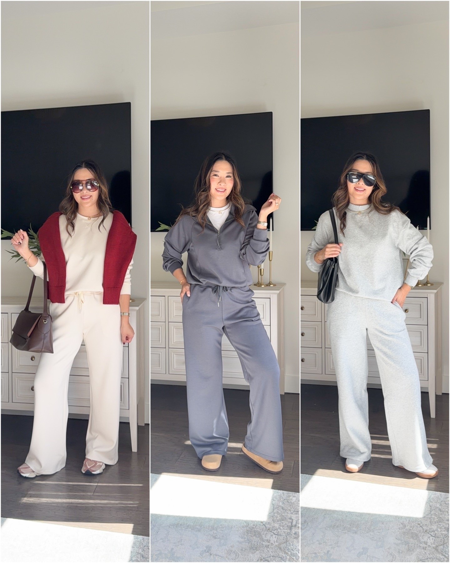 Amazon boujee on a budget matching sets // mom outfit // travel look