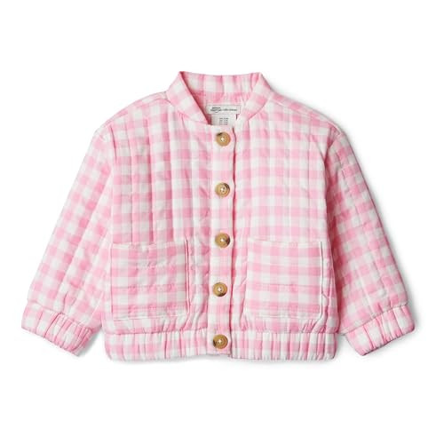 Amazon Essentials x Sofia Grainge Toddlers and Baby Girls' Cotton Sateen Lightweight Printed Jack... | Amazon (US)