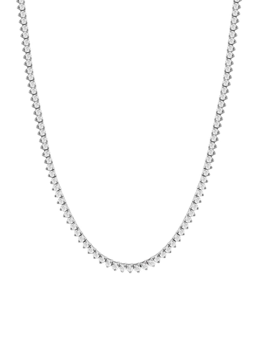 Diamond Tennis Necklace 14K | leMel