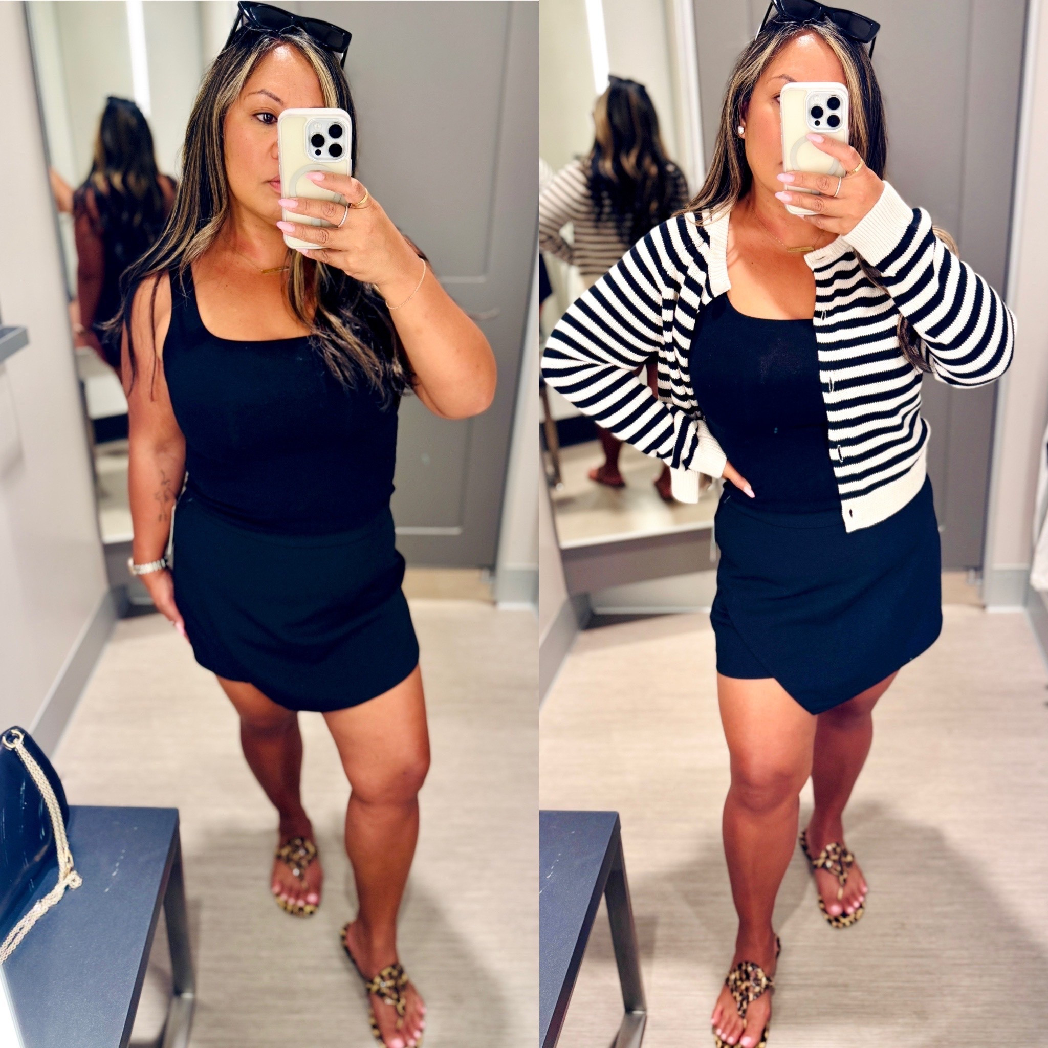 This Target fit = the perfect bridge between iced lattes and pumpkin spice lattes 🤎. The skort is a 10/10 and perfect length for the petite girlies. The cardigan is cozy, comfy and perfect for layering. 

Links in my LTKit and Highlights 📸


#ootd #target #targetstyle #haul #petite #fashion 

#LTKPetite #LTKStyleTip