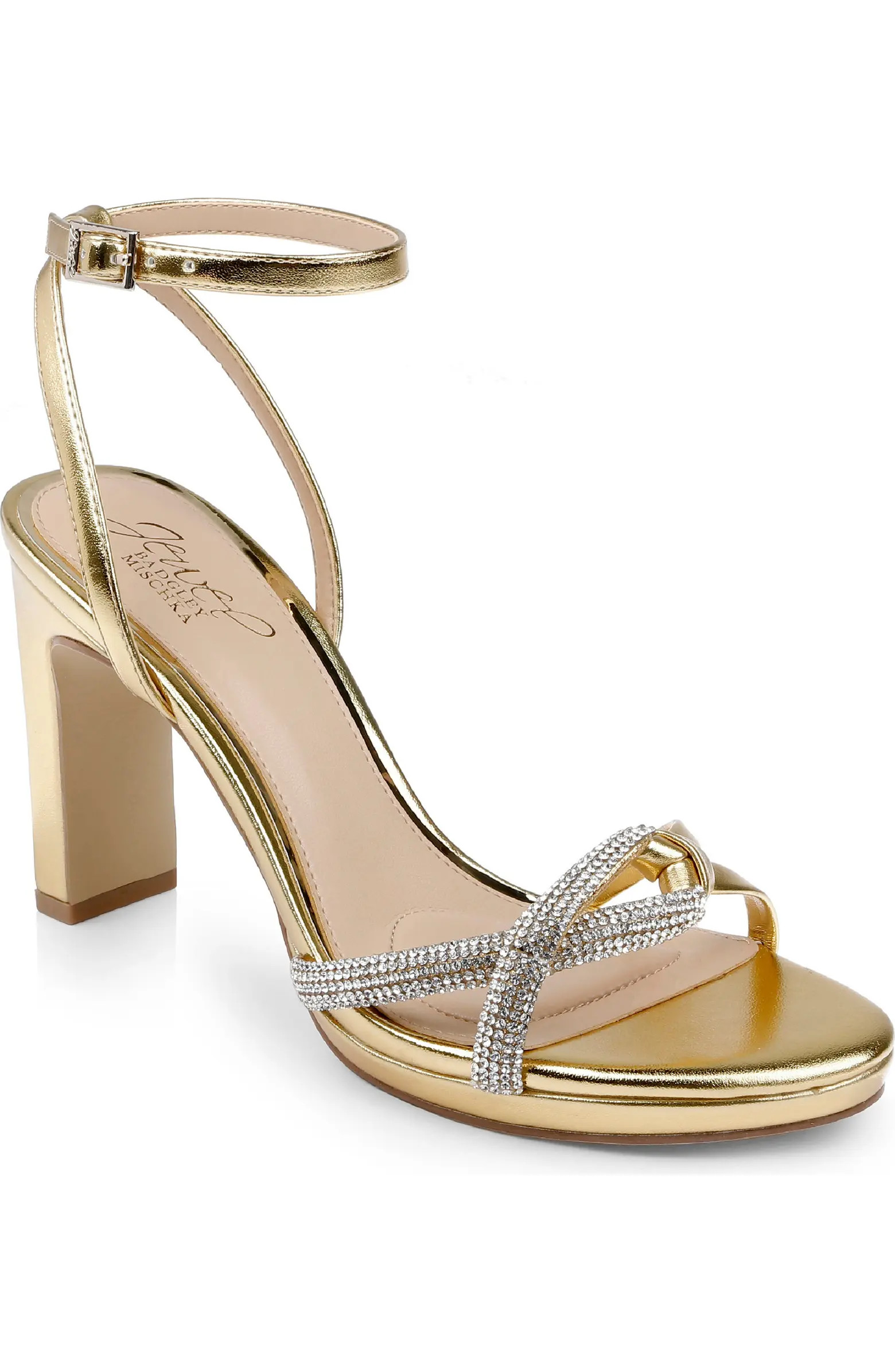 Jewel Badgley Mischka Fila Ankle Strap Platform Sandal (Women) | Nordstrom | Nordstrom