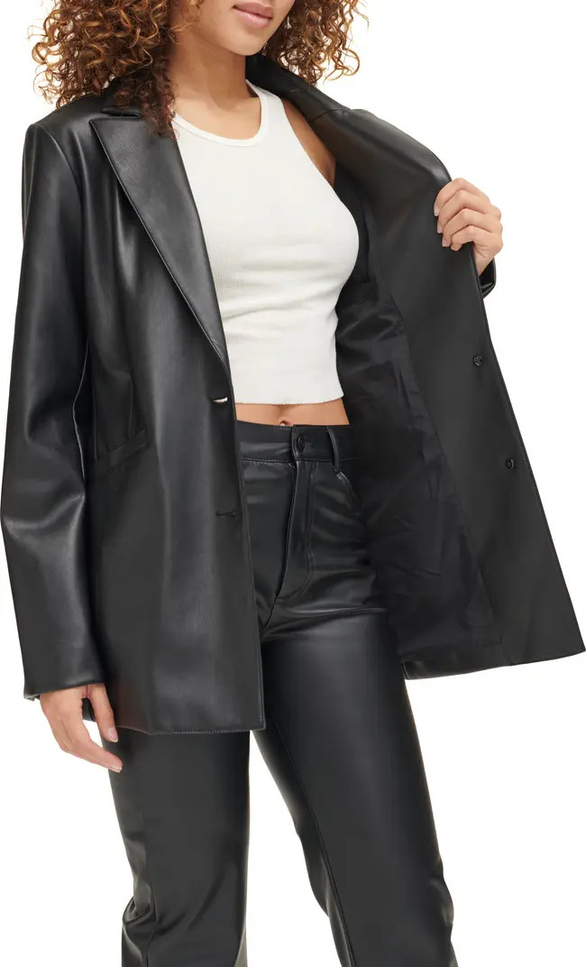 Levi's® Faux Leather Blazer | Nordstrom | Nordstrom