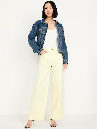 Extra High-Waisted Mariner Wide-Leg Pants | Old Navy | Old Navy (US)