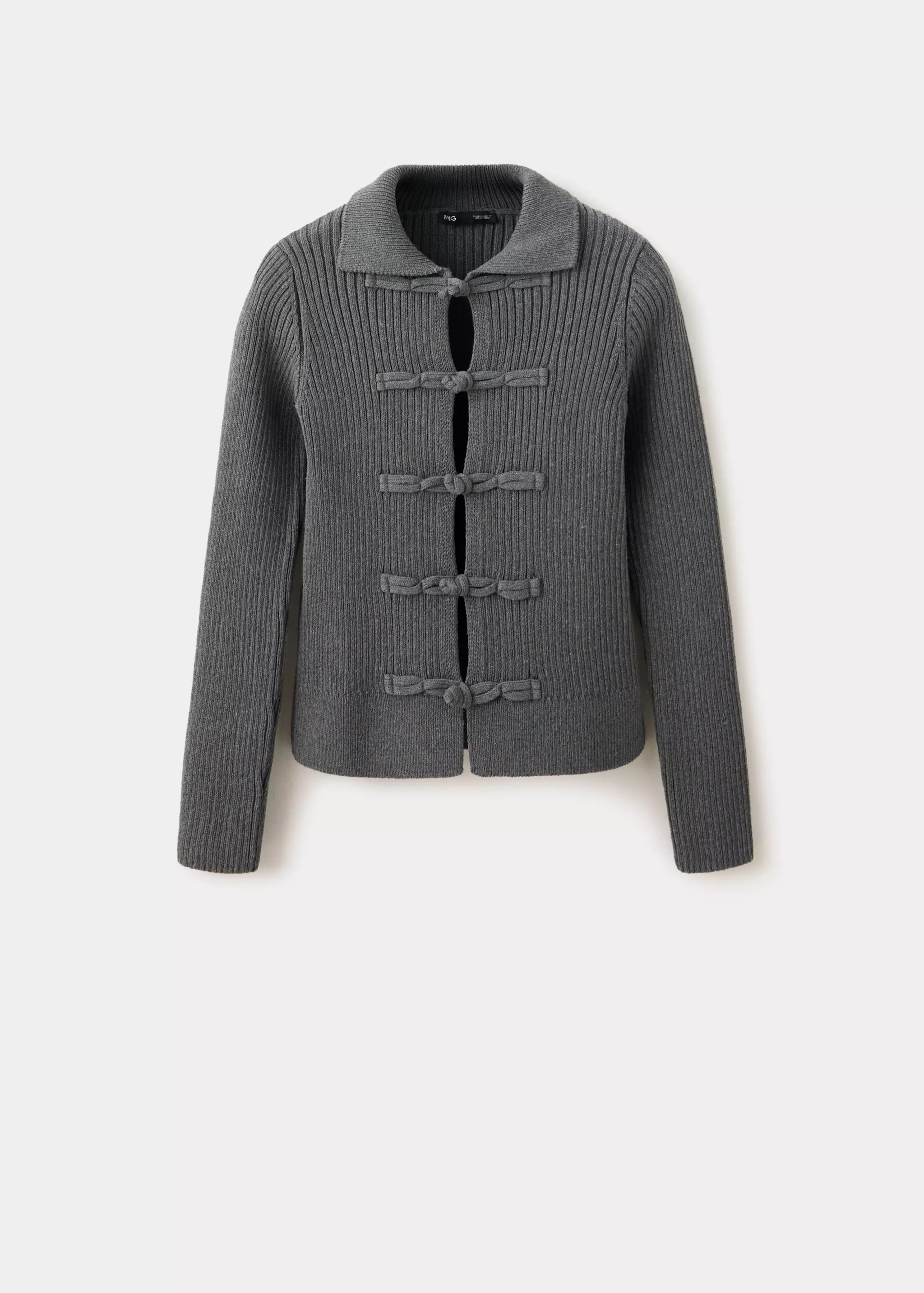 Ribbed toggle cardigan | Mango (US/MX/AU)