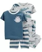 4-Piece Whale 100% Snug Fit Cotton PJs | Carter's