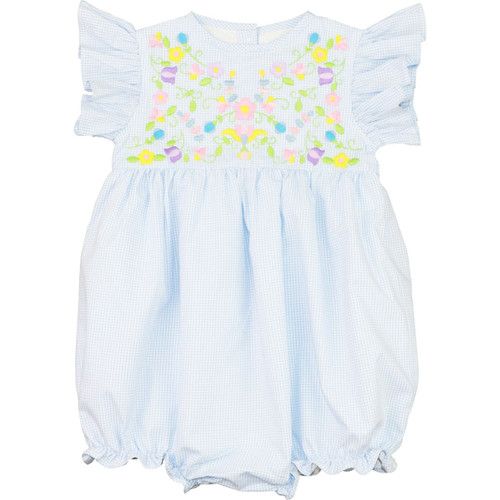 Blue Gingham Fiesta Bubble - Shipping Early April | Cecil and Lou