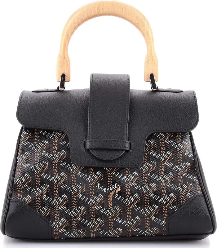 Saigon Top Handle Bag Coated Canvas with Leather Mini | Nordstrom