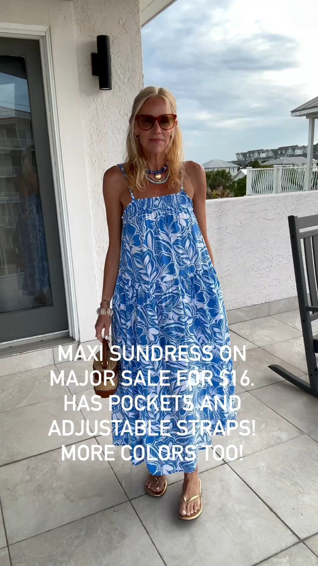 Maxi dress on major sale! 

Sundress, vacation style, maxi dress, tropical dress, dress with pockets 

#LTKSaleAlert #LTKootd #LTKOver40