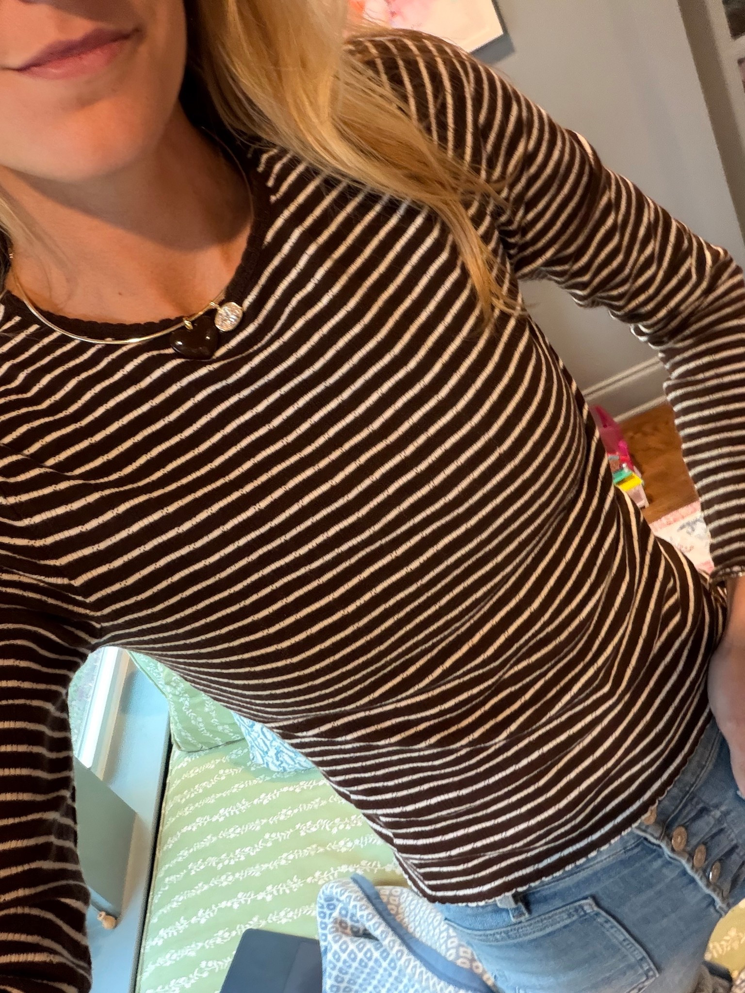 Love an easy, stripe tee for an everyday basic! Wearing size small

#LTKFindsUnder50 #LTKCyberWeek #LTKSaleAlert