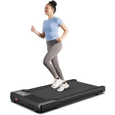 DeerRun Black Walking Pad 15.55*39.37 inches Running Area 2.5HP Under desk Exercise Treadmill for home | Target