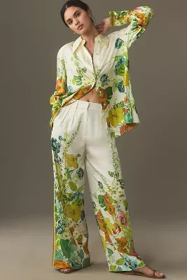 ALÉMAIS Constance Wide-Leg Pants | Anthropologie (US)