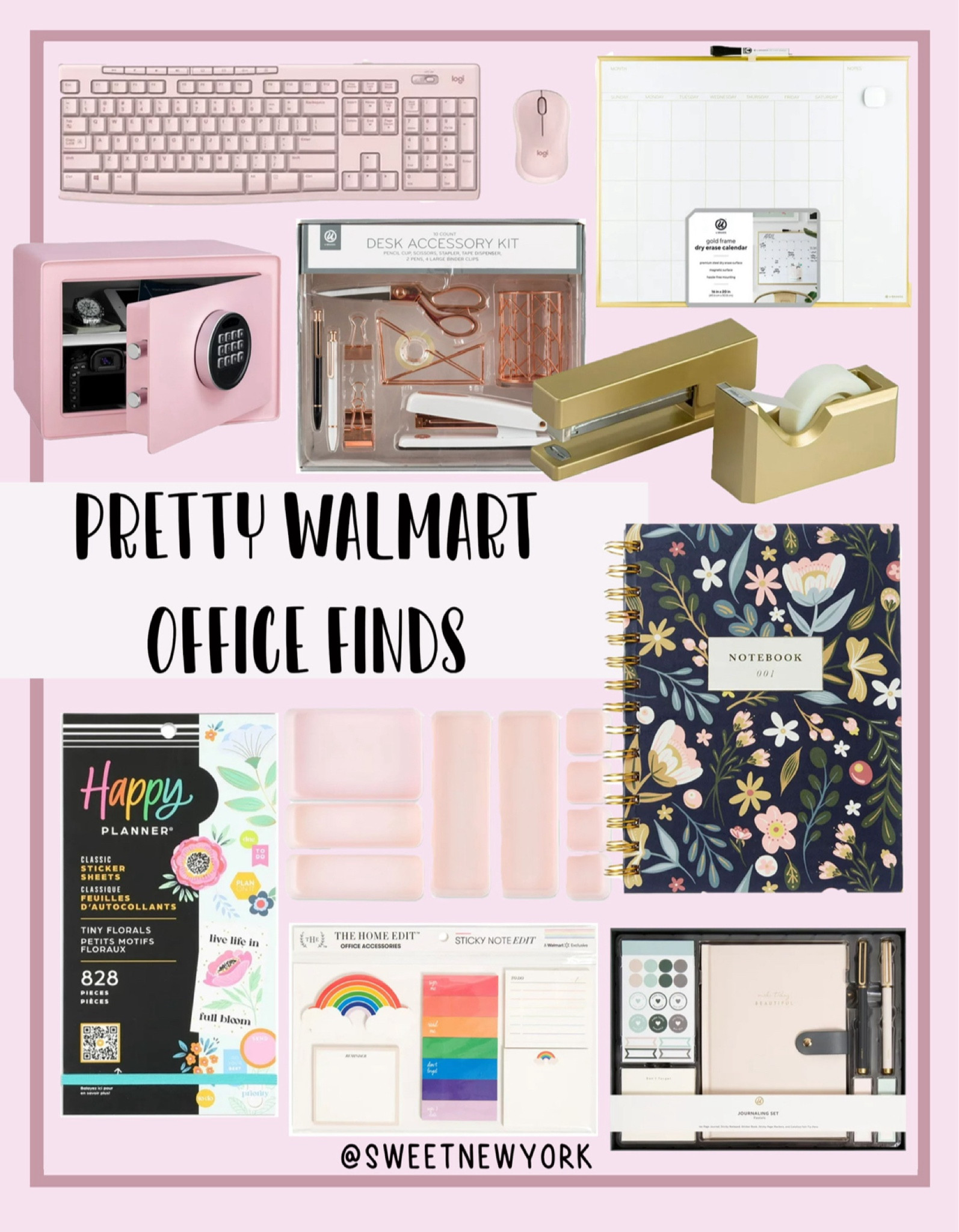 I’m so excited to partner with @Walmart to share some of my favorite picks for a pretty and organized office. #walmartpartner If you’re like me starting the year off with a fresh clean space is key. Plus there’s nothing like the feeling of fresh planners and journals and office supplies. 

#LTKSeasonal #LTKstyletip #LTKhome