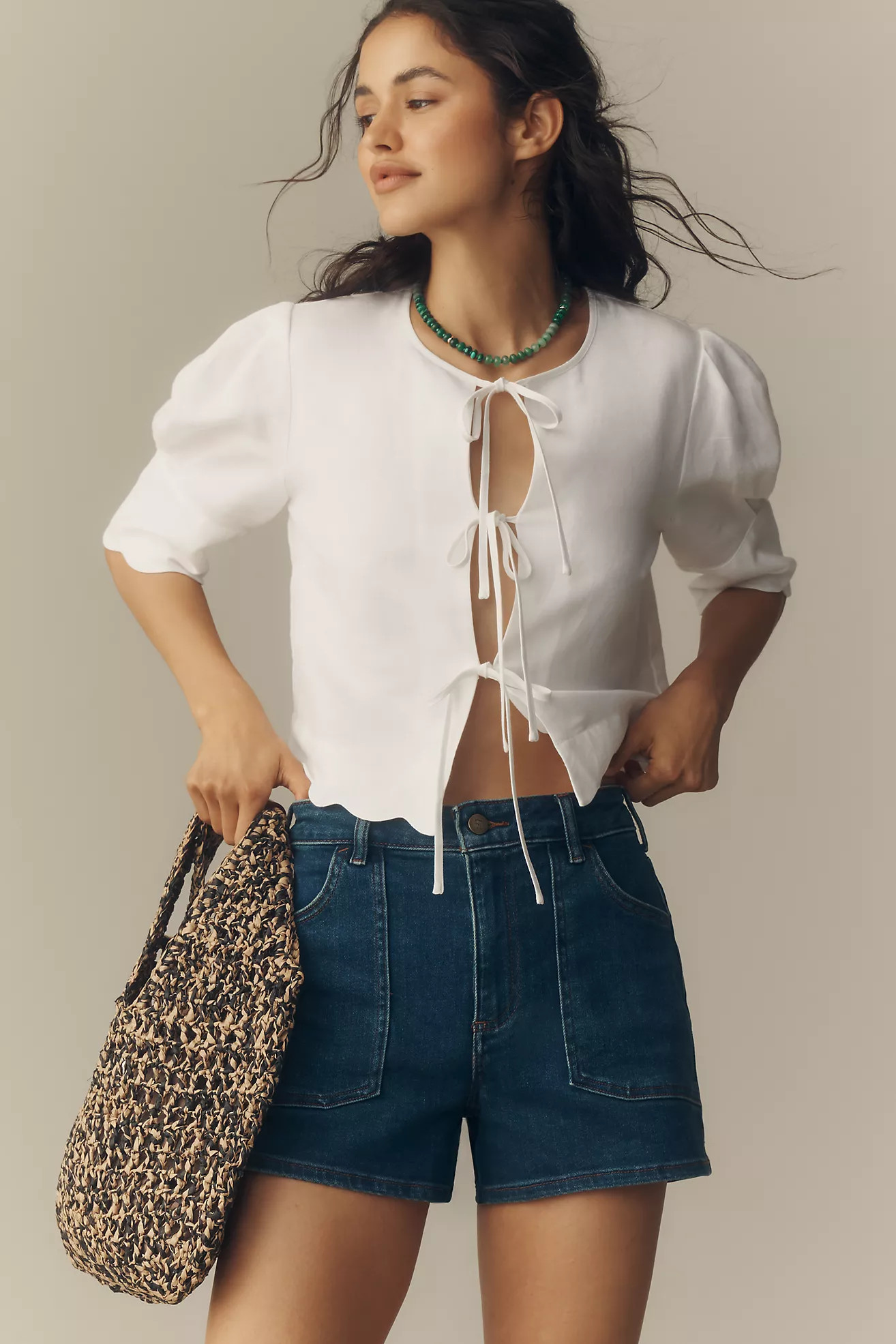 The Rylan High-Rise Shorts by Pilcro | Anthropologie (US)