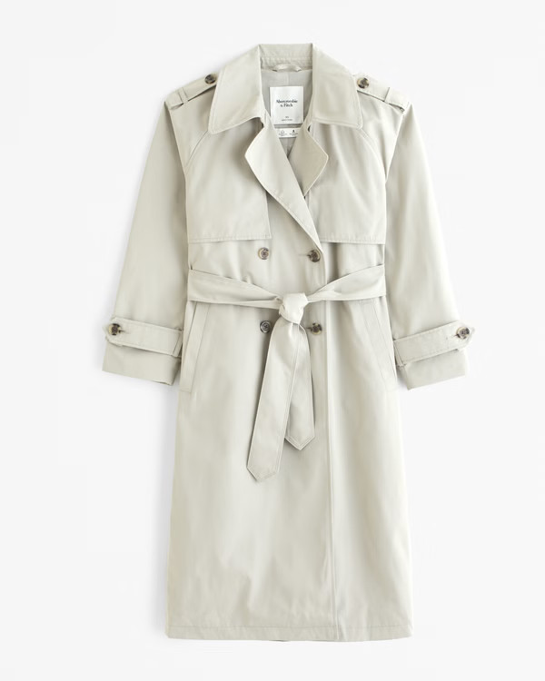 Elevated Trench Coat | Abercrombie & Fitch (US)