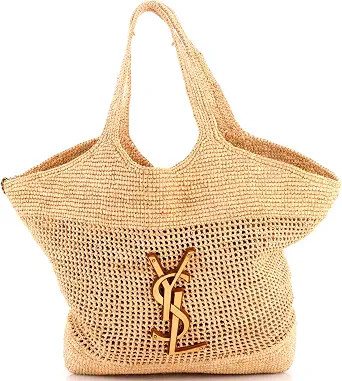 Amazon.com: Saint Laurent, Pre-Loved Icare Shopping Tote Maxi, Neutral : Amazon Luxury | Amazon (US)