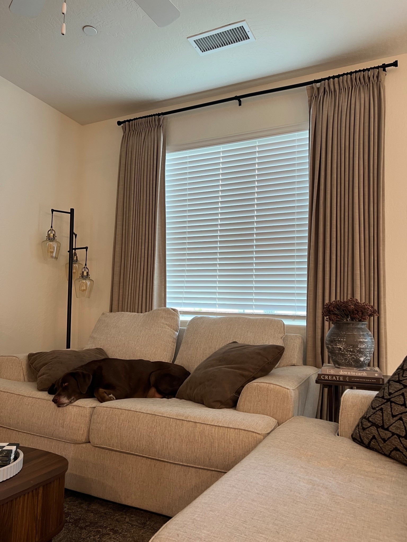 Curtains from TWOPAGES 🤍 I got the Liz linen triple pleat in grey beige 

#LTKHome #LTKdayinmylife