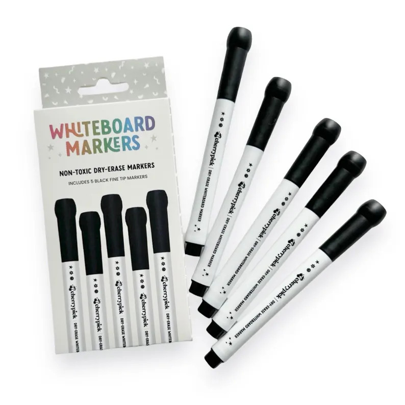 Whiteboard Dry-erase Fine-tip Markers (set of 5pc) - Compatible With Magic Playwall - Etsy | Etsy (US)