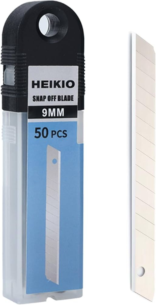 9mm Snap-off Blades, 50-pack, 60 Degree Cutting Angle, Replacement Blades for 9mm Utility Knives ... | Amazon (US)