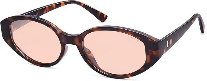 SOJOS Retro Oval Polarized Sunglasses for Women Chic Cat Eye Trendy Vintage Shades UV400 Protecti... | Amazon (US)