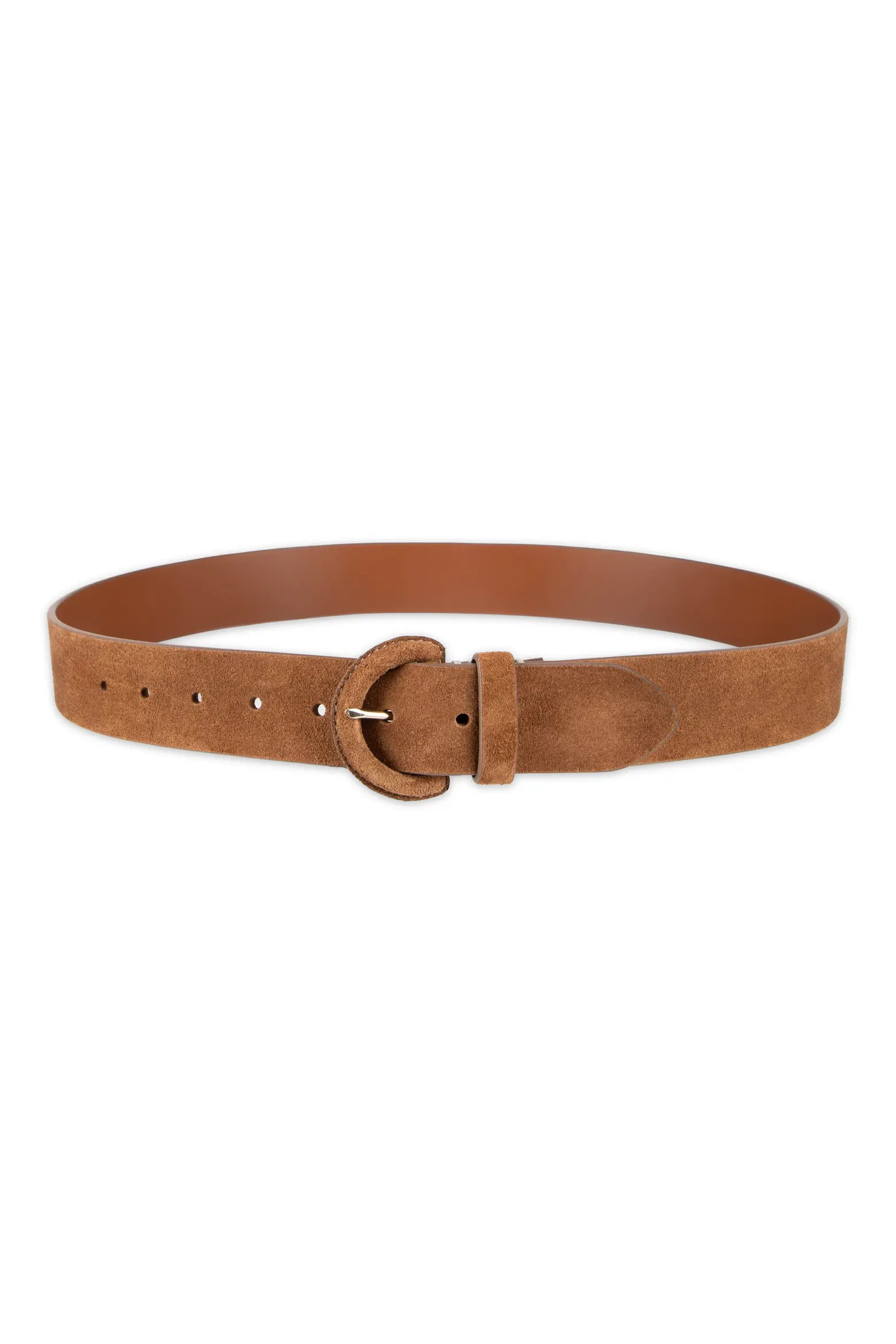 Cole Haan Covered Buckle Suede Belt (Women) | Nordstrom | Nordstrom