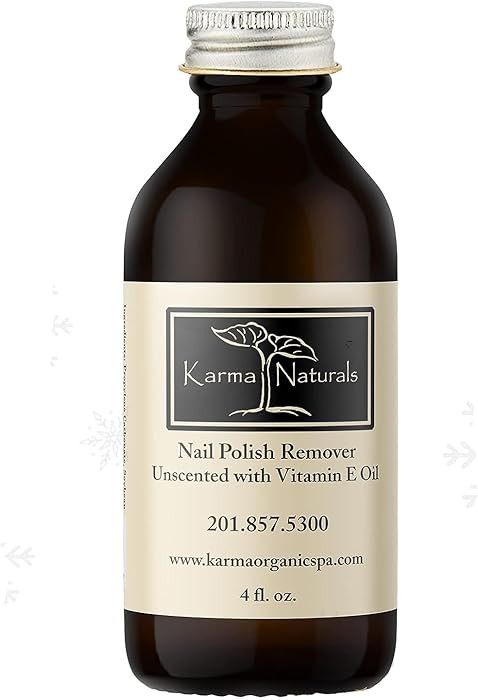 Karma Organic Vegan Nail Polish Remover Unscented- Non Toxic, Cruelty Free, Acetone Free – Nail... | Amazon (US)