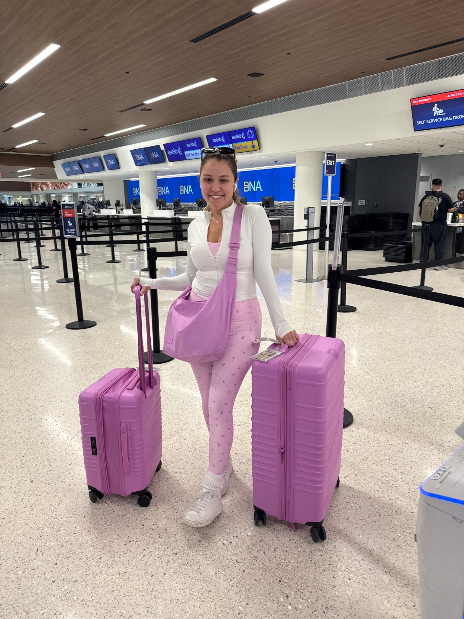 Jet set in PINK of course 🎀

#LTKTravel #LTKActive #LTKMidsize