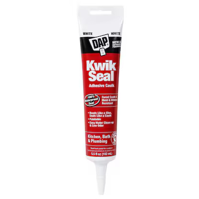 DAP KWIK SEAL 5.5-oz White Paintable Latex Caulk | Lowe's
