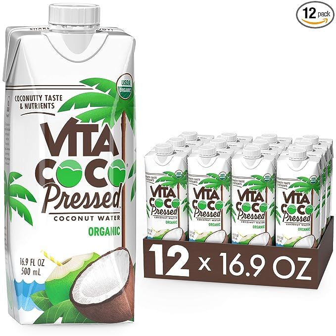 Vita Coco Organic Coconut Water, Pressed ™ | More "Coconutty" Flavor | Natural Electrolytes | V... | Amazon (US)