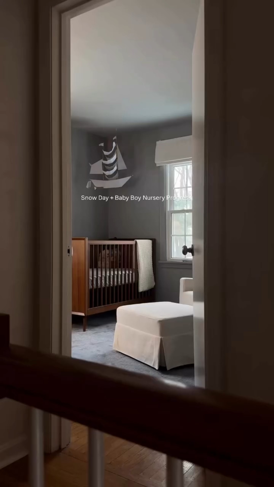 Snow day + nursery progress 🤍 Baby boy’s room is coming together, but we still have a few finishing touches to add (art, family photos, little details…the fun stuff). Can’t wait to do a full reveal once he’s here!

#BabyBoyNursery #NurseryProgress #SneakPeek #LouisvilleSnowDay #MomLife

#LTKmomlife #LTKBaby #LTKBump