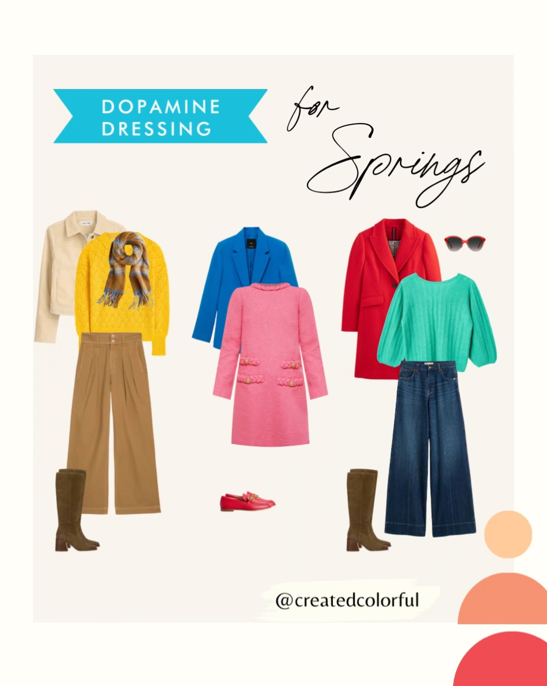 Spring palette dopamine dressing ✨

No need to have a dreary winter! Make everyone smile as you walk by in these cheery spring hues, perfect for warm springs, light springs, and clear springs!

This cozy winter outfit inspo comes from our 2024 Created Colorful capsule wardrobe by palette blog. 

It features items from Mango, Boden, J Crew and more!

#createdcolorful

#LTKHoliday #LTKSeasonal