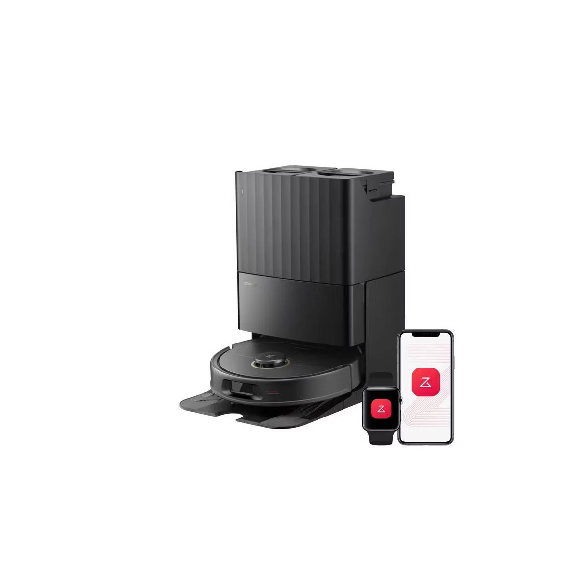 Roborock Qrevo Series Cordless Robot Vacuum and Mop 6.5" Cleaning Path Black | Target