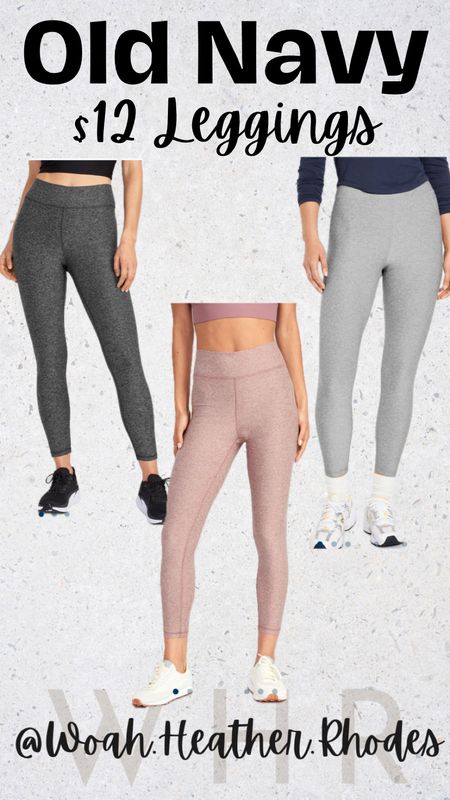 You guys know I'm OBSESSED with my Old Navy Leggings. Today they have their Cloud+ leggings on sale for $12! I want to get some of these to try out! #oldnavy #oldnavysale #leggings #leggingssale #loungewear #activewear

#LTKsalealert #LTKfitness