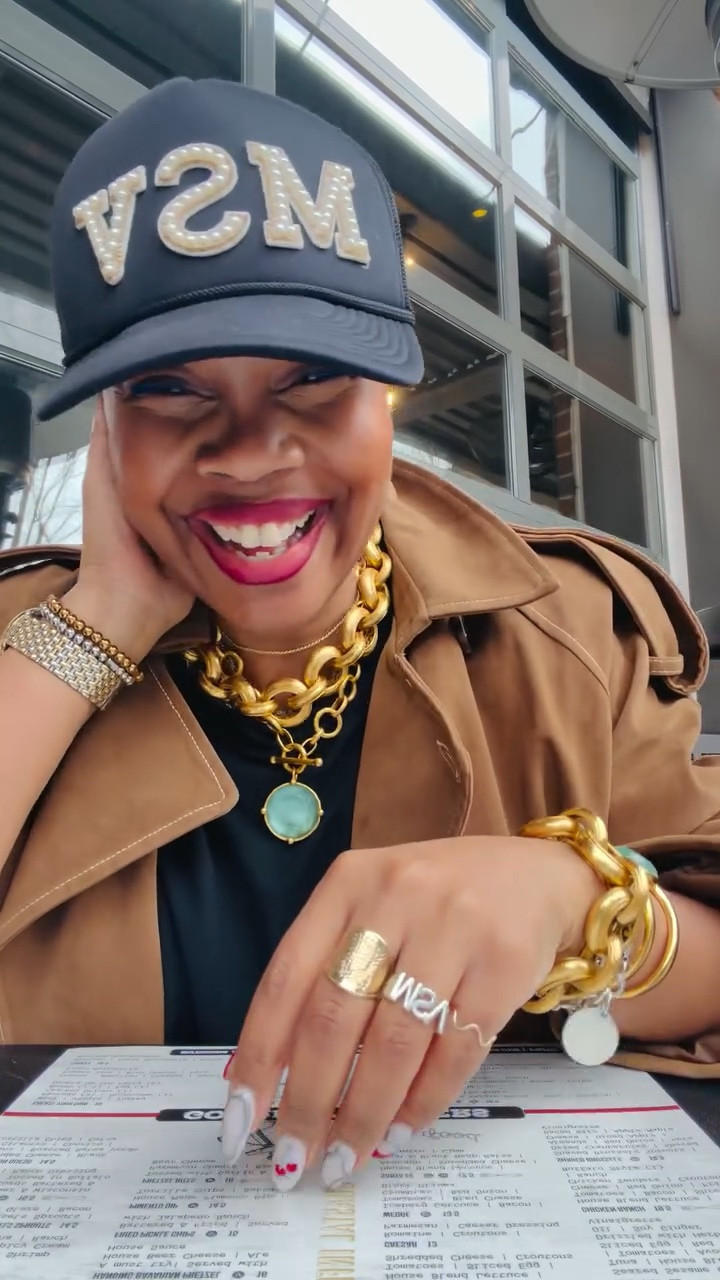 I mean…no lies told! 🙈😂😂Loving these @julievos pieces! ✨✨ The gold is so regal! What y’all think?
•
•
Style over forty, jewelry style, Julie Vos partner, ad