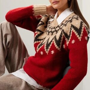 Polo Ralph Lauren women’s Fairisle sweater wool alpaca NWT | Poshmark