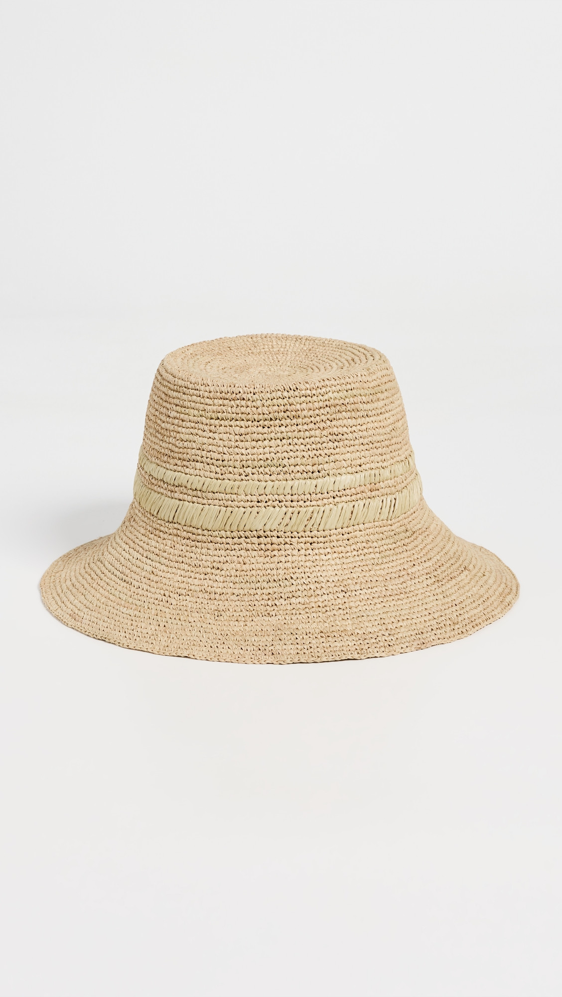 rag & bone Jade Rollable Bucket Hat Natural Sage S/M | Shopbop