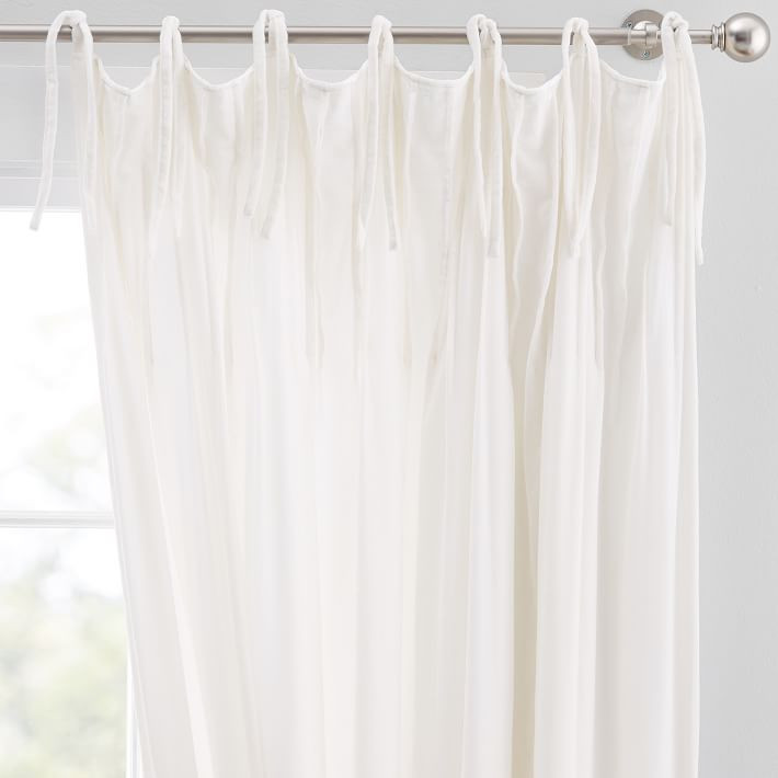 Shimmer Velvet Curtain | Pottery Barn Teen
