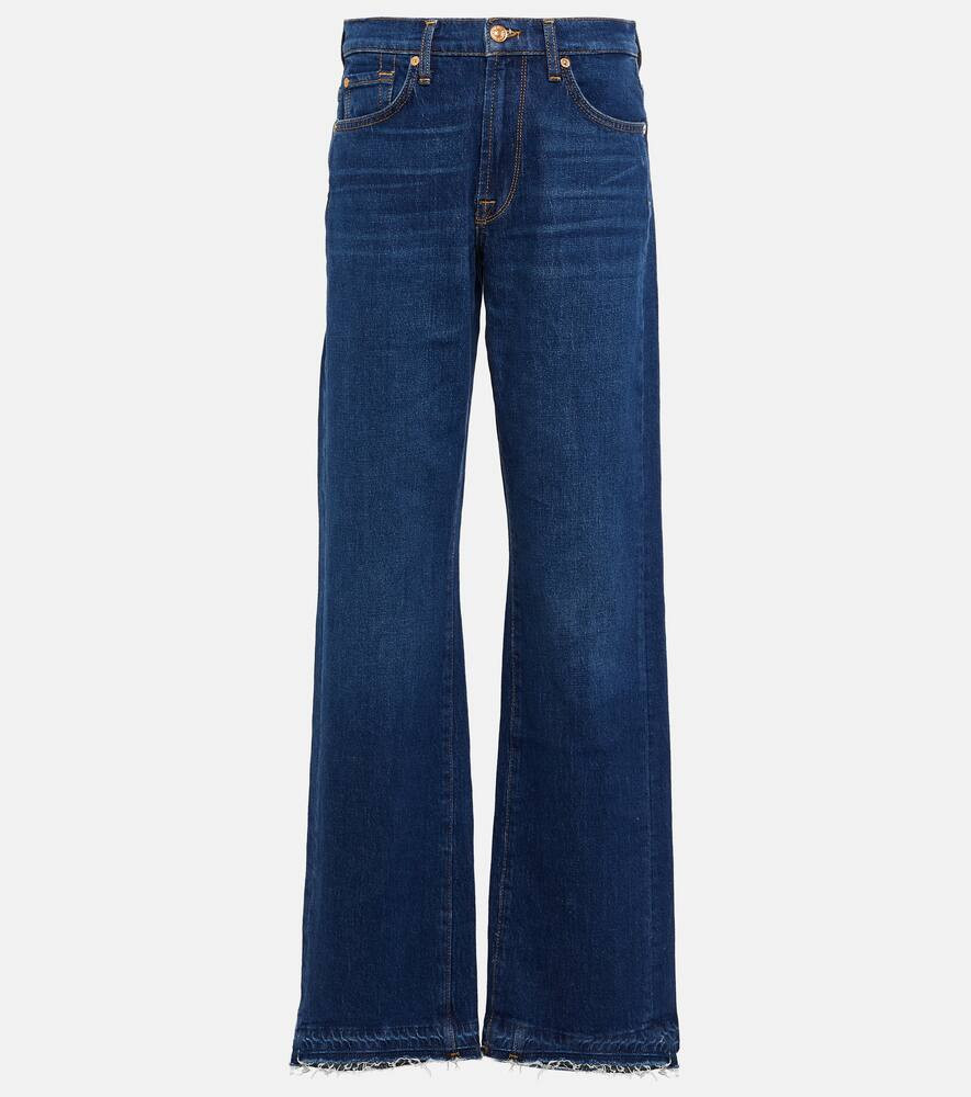 7 For All Mankind Tess Trouser high-rise straight jeans | Mytheresa (UK)