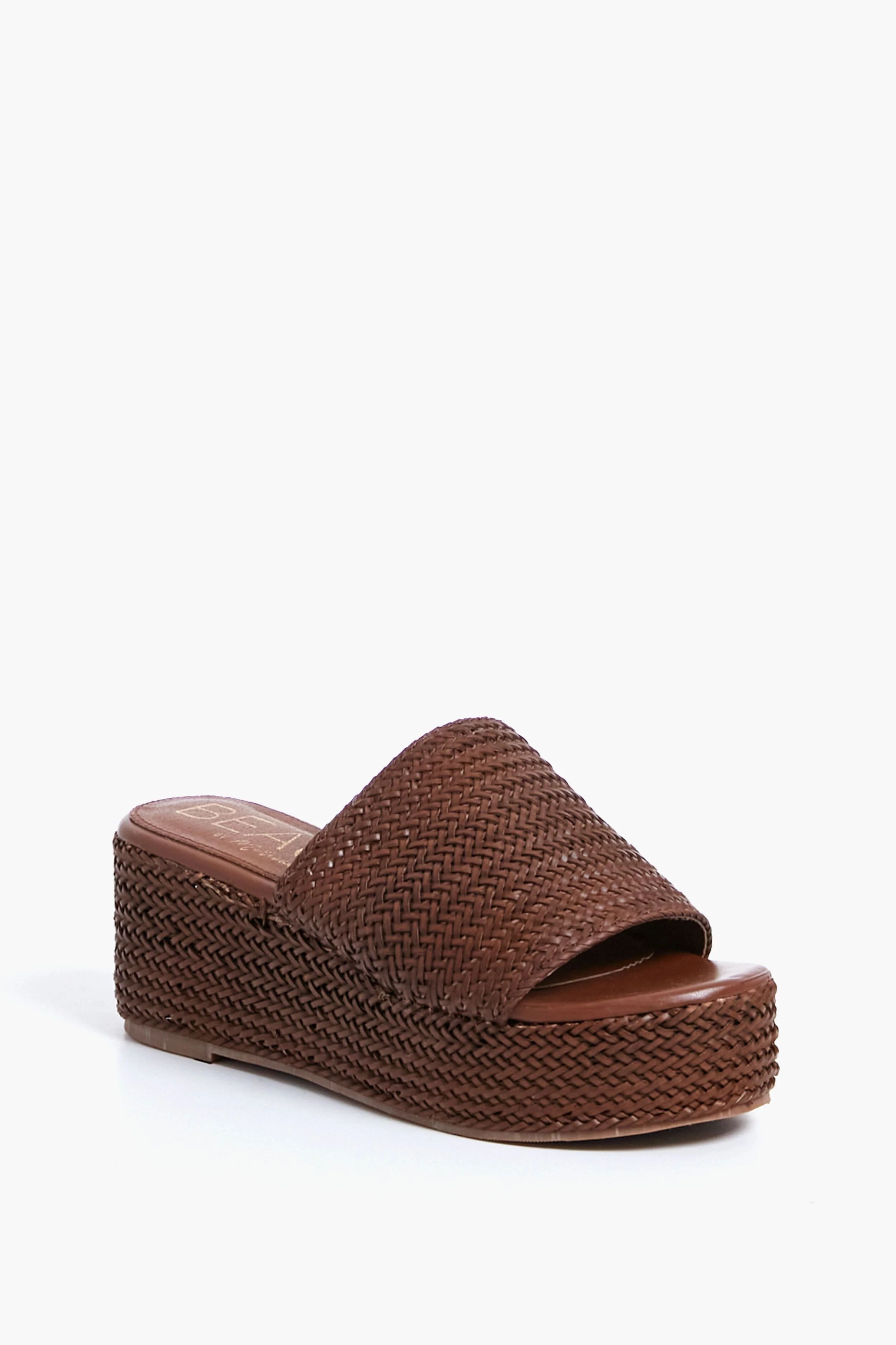 Brown Peony Sandals | Tuckernuck (US)