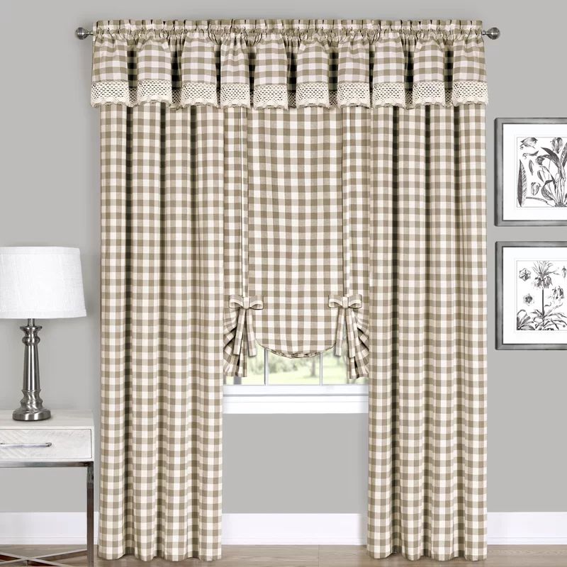 Haylee Cotton Blend Sheer Curtain Panel | Wayfair North America