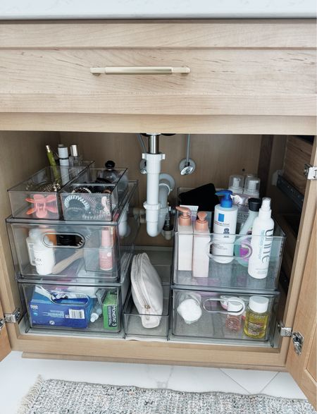 Transform the space under-the-sink from chaos into pure bliss! 🚰✨ bathroom organization, home organization 

#LTKfindsunder50 #LTKhome #LTKfamily