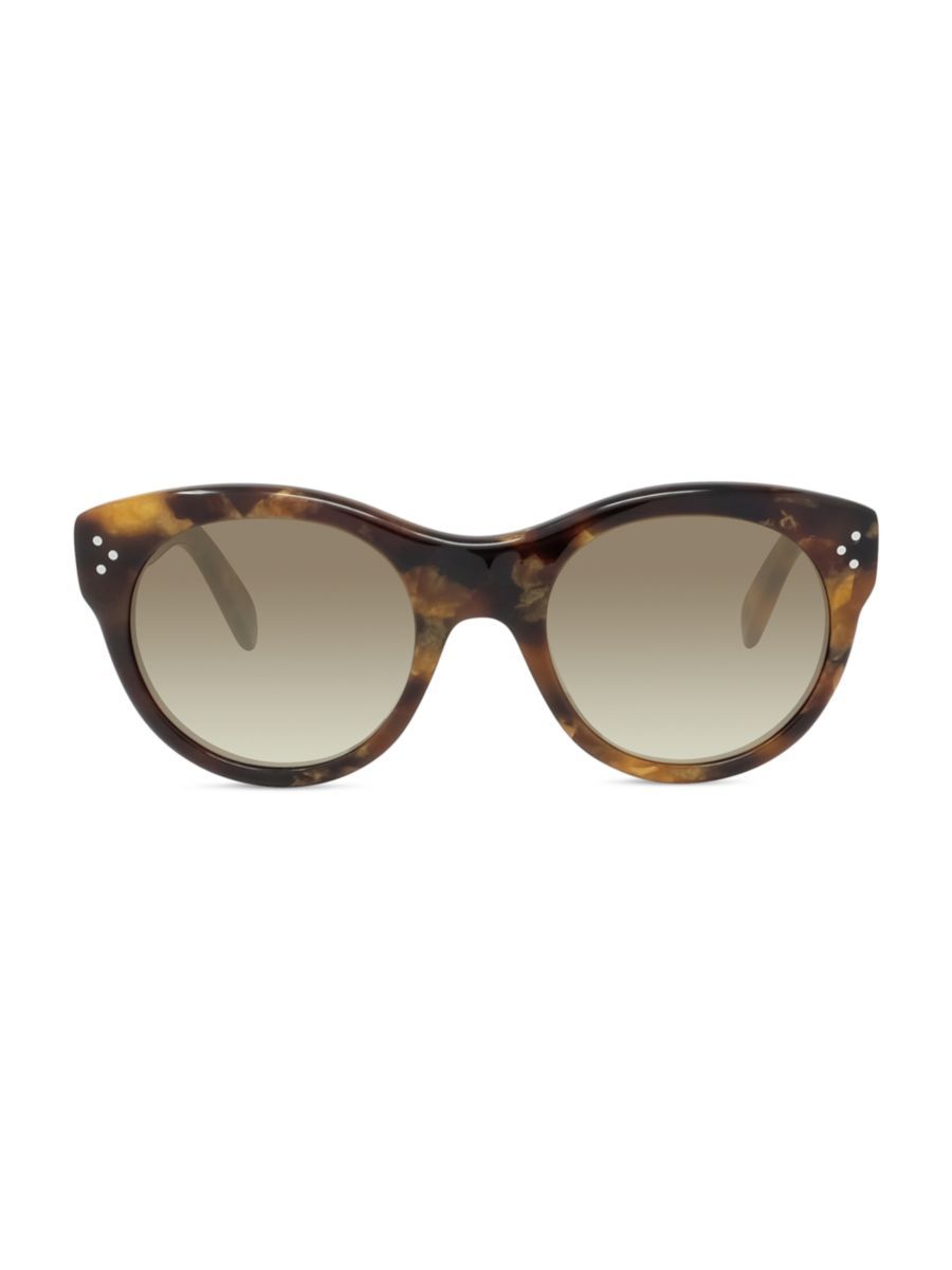 CELINE 53MM Round Sunglasses | Saks Fifth Avenue