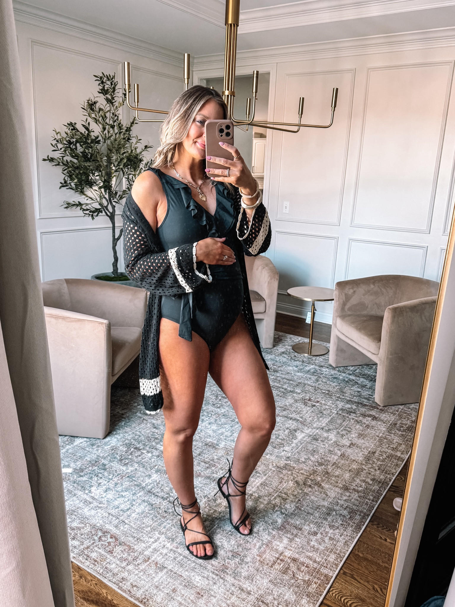 Amazon one piece swimsuit I sized up to make it bump friendly and it is full
Coverage! 



#LTKswim #LTKtravel #LTKbump