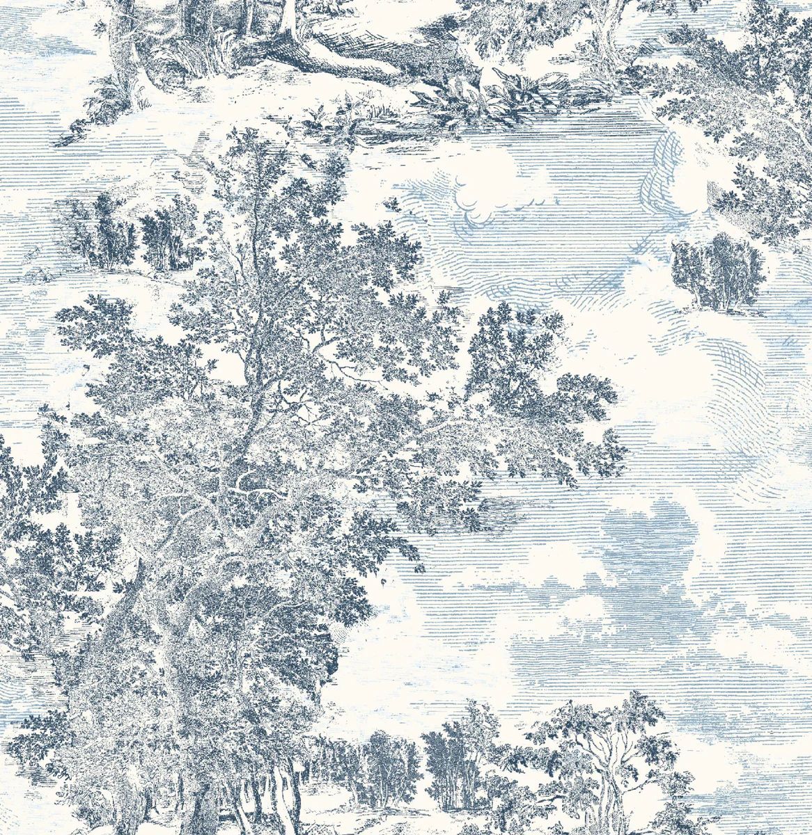 Surface Style Serene Scenes Sapphire Wallpaper | DecoratorsBest